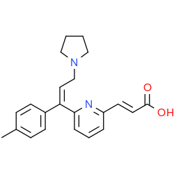 Chemical structure of Acrivastine Isomer Z (CAS 1057138-89-2)